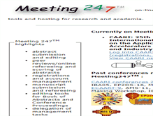 Tablet Screenshot of meeting247.com